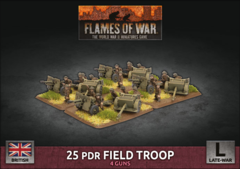 Flames of War - 25 PDR Field Troops